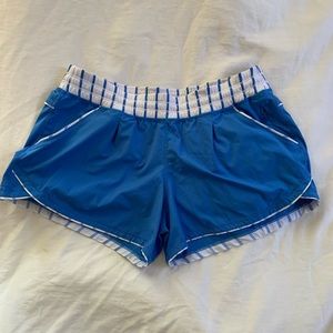blue lululemon shorts sz 10